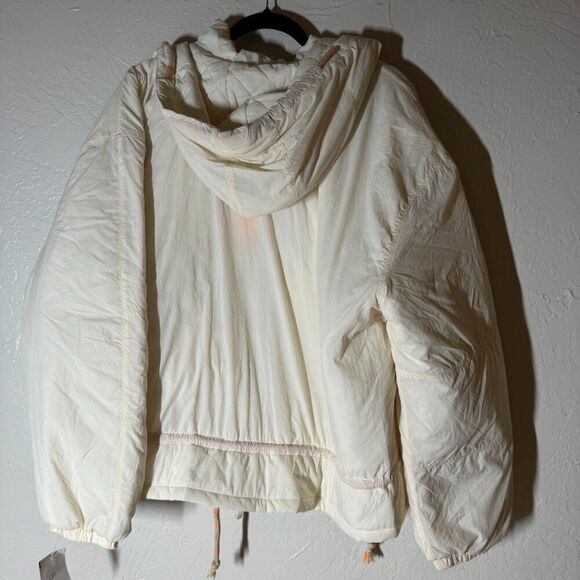FREE POEPLE‎ Movement Round And Round Brushed Sail Ivory Puffer Jacket XL - Picture 5 of 10